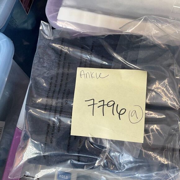 Athleta Womens Ankle Leggings Blue Yoga Pilates Running Stretch Pull On Size XS - Picture 12 of 12